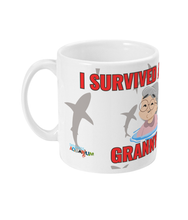Load image into Gallery viewer, &quot;I Survived a Dive with Granny Shark&quot; Mug